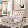 Modern style tufted pu leather bed
